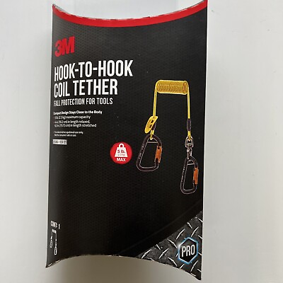 #ad 3M Hook To Hook Coil Tether $28.19