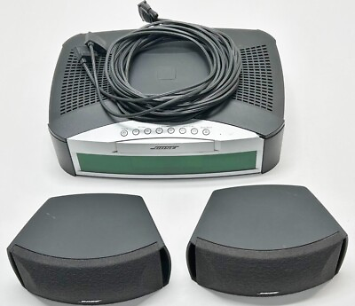 #ad Genuine Bose 321 AV3 2 1 Media Center Receiver DVD CD Player Radio w Speakers $75.00