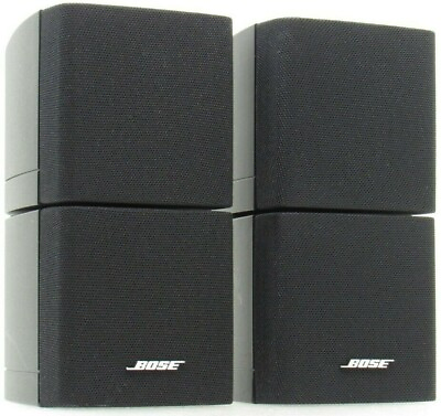 #ad #ad Bose Double Dual Cube Two Speakers Acoustimass Lifestyle Mountable Surround $109.99