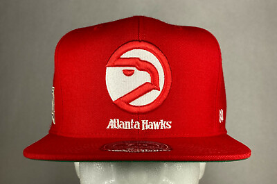 #ad Mitchell amp; Ness NBA Atlanta Hawks HWC High Crown Fitted Hat Cap New $19.99