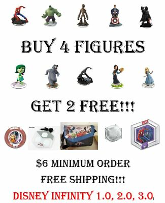 #ad Disney Infinity 1.0 2.0 3.0 Pick Your Figures Buy 4 Get 2 Free $6 Min. Order $1.45