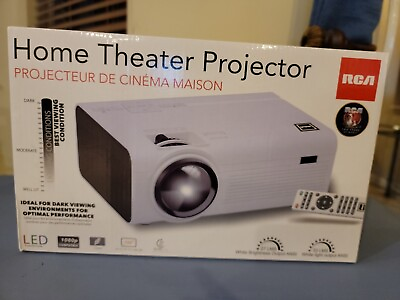 #ad RCA Home Theater 1080P Projector RPJ136 NEW $30.00