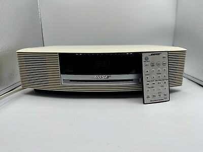 #ad Bose Wave Music System AM FM CD Player Clock Radio Remote AWRCC2 Video $173.84