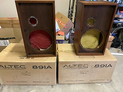 #ad Vintage Altec 891A speakers cabinets in original boxes1972 Local Pickup $299.00