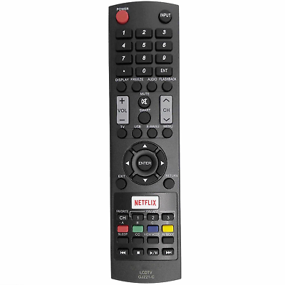 #ad GJ221 C Replace Remote Control for Sharp TV LC 32LE653U LC 40LE653U LC 55LE653U $7.44