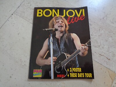 #ad JON BON JOVI exclusiv RARE original import bio photo book These Day Tour $28.99