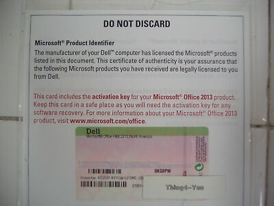 #ad Microsoft Office 2013 Home and Business Full Retail Product Key Card PKC =NEW= $129.95