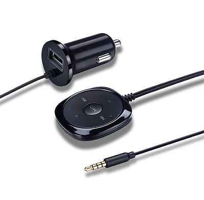 #ad Bluetooth Handsfree Car Kit AUX 3.5mm Jack for Car Speaker FM Radios iPhone 7 6S $15.89