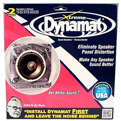 #ad Dynamat 10415 Dynamat Extreme 2 Sheet 10In X 10In Sound Barrier Extreme 10 x 1 $59.09