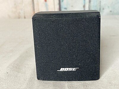 #ad Bose Single Cube Speaker Satellite Speakers Black Sound Great $24.00