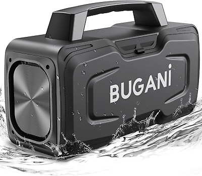 #ad BUGANI Bluetooth Speaker Portable Outdoor Wireless Speaker IPX7 Waterproof $53.00