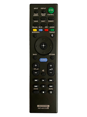#ad Sony Sound Bar Remote Control FIT FOR HT RT5 HT ST9 SA RT5 SA ST9 RMTAH111U $8.79