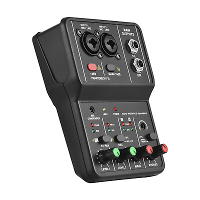 #ad Audio Interface Professional Recording Sound 16bit 48kHz USB M3T6 $23.98