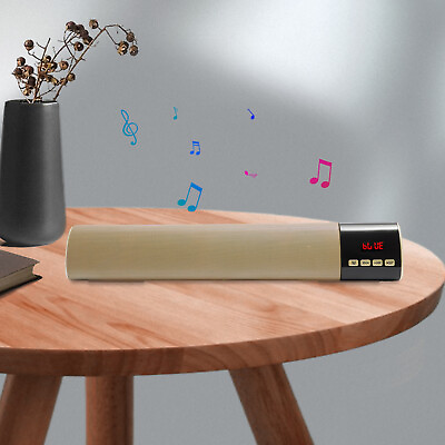 #ad Car Bluetooth Smart Speaker Wireless Stereo Bass USB TF FM Portable Radio New $24.44
