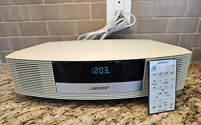 #ad Bose Wave Radio II AM FM AUX Alarm Clock Stereo amp; Sealed Remote AWR1B1 $225.00