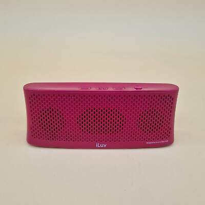 #ad iLuv speaker Wavecast V1.1 Bluetooth pink $9.80