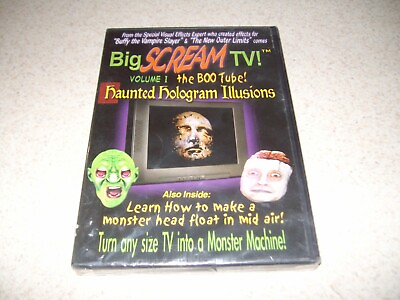 #ad Big Scream TV Volume 1: Haunted Hologram Illusions DVD Halloween NEW SEALED $14.99