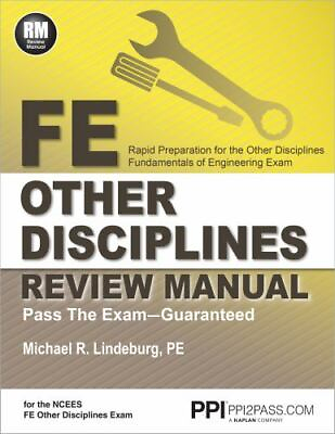 #ad PPI FE Other Disciplines Review Manual a Comprehensive Review Guide to Pass... $80.00