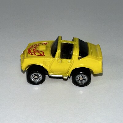 #ad Vintage Galoop Micro Machines Pontiac Firebird Trans Am T Top Car Yellow 1986 $9.65