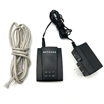 #ad Netgear Universal Wi Fi Ethernet Internet Wi Fi Adapter WNCE2001 With Cables $35.99