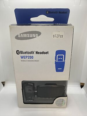 #ad Samsung Bluetooth Headset WEP200 New With Open Box C $8.00