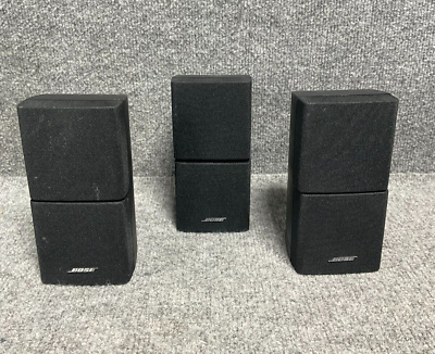 #ad Bose Double Cube Rotating Speakers Bose Mini Cube Speakers In Black Color $73.02