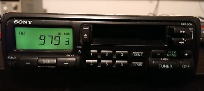 #ad Old School Sony Car Radio CASSETTE DECK EXR 300 Doesn#x27;t Play Tapes $25.99