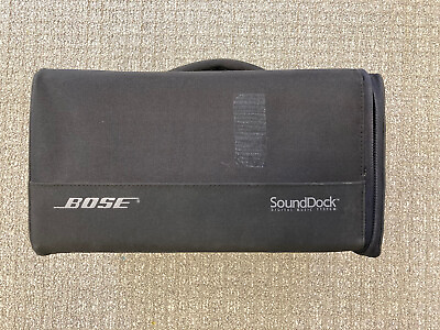 #ad #ad Black Bose SoundDock Carrying BAG ONLY Portable Travel Case PreOwned $14.99