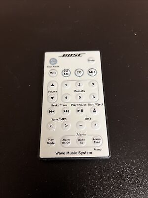 #ad Authentic BOSE Wave Music System Remote Control for AWRCC1 AWRCC2 White $14.99