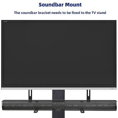 #ad Thick Universal Soundbar Mount Sound Bar TV Bracket for Soundbar Large VESA $27.93