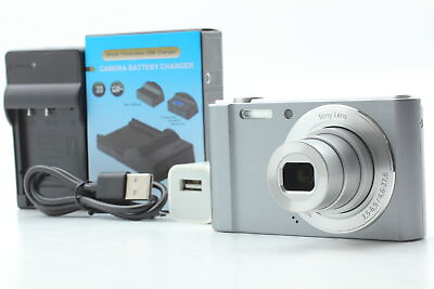 #ad Mint Sony Cyber shot DSC W810 Digital Camera 20.1MP Silver 8GB Card from japan $159.90