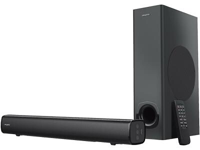 #ad Creative Stage 2.1 High Performance Under monitor Soundbar with Subwoofer $89.99