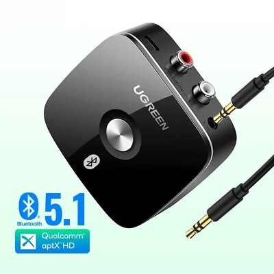 #ad Bluetooth Audio Receiver Jack Aux Wireless Portable Adapter Music Loud Speaker $73.72