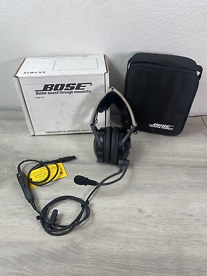 #ad Refurbished Bose X Aviation Headset 308100 0280 AHX ANR with LEMO Plug $519.99