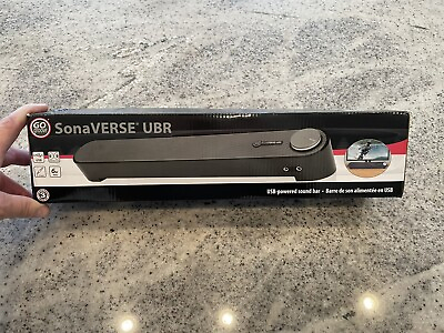#ad SonaVERSE UBR Go Groove USB Powered Computer Sound Bar Speaker $35.00