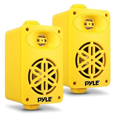 #ad Pyle Heavy Duty Outdoor Speaker System Quick Connect Waterproof Design $40.99