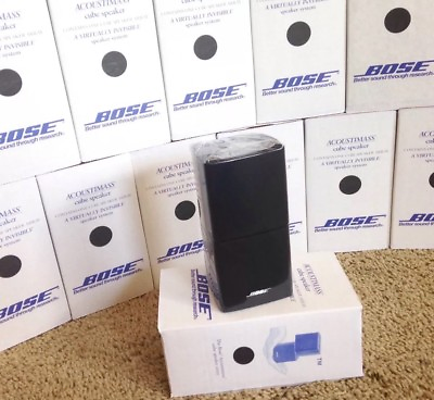 #ad Bose Double Cube Speaker Direct Reflect DoubleShot Acoustimass Lifestyle Black $80.96