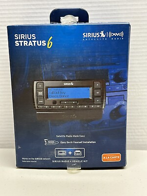 #ad Sirius Stratus 6 Satellite Radio Receiver Vehicle Kit New Open Box SDSV6V1 $31.49