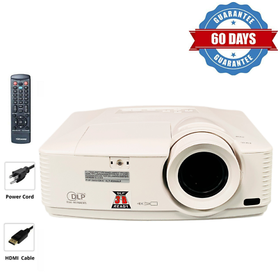 #ad 3500 Lumens DLP Projector for Games Home Theater Cinema 3D 1080p HDMI w Remote $140.46