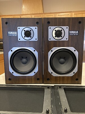 #ad #ad Vintage Pair of Yamaha NS 10T Natural Sound Speakers System Walnut Video Avail $299.99