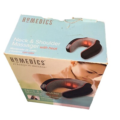 #ad Homedics Wireless NECK amp; SHOULDER MASSAGER with HEAT NEW Open Box $14.99