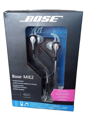 #ad Bose MIE2 Mobile Headset Black 2010 17817 54234 New Open Box Missing Adapters $171.95