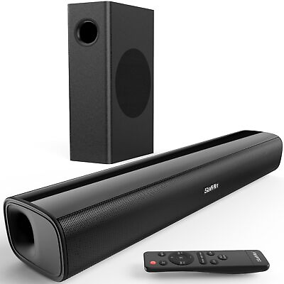 #ad Sound Bars for TV with Subwoofer2.1CH Soundbar for TVPCGaming Surround So... $106.84