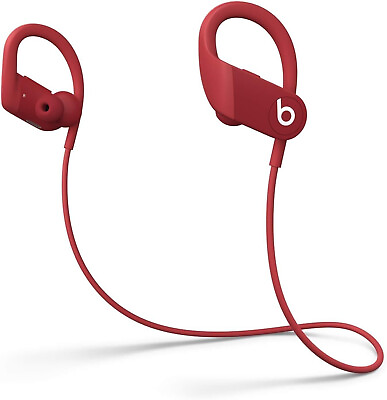 #ad Beats Powerbeats 4 Wireless Bluetooth Sports Headset Headphones Red $49.99