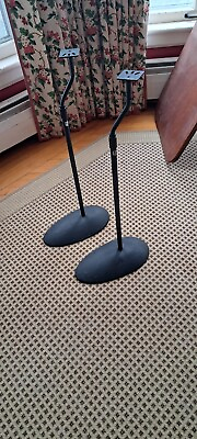 #ad Pair of Bose UFS 20 ? Speaker Stands with speaker attach hardware Old Style $34.95