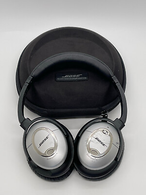 #ad BOSE Quiet Comfort 15 QC15 Noise Cancelling Headphones PADS WORN NO CABLE $42.99