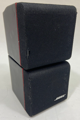 #ad Bose Single Redline Double Cube Satellite Speakers Lifestyle Acoustimass $24.99