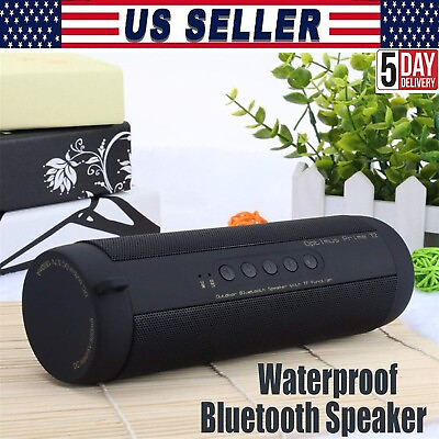 #ad #ad Wireless Bluetooth Speaker Portable Stereo Music Waterproof AUX TF FM Radio US $37.99