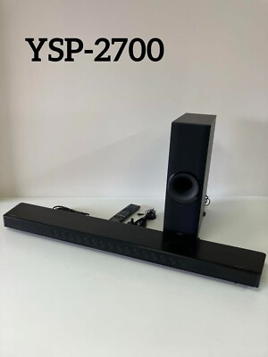 #ad Yamaha YSP 2700 Digital Sound Bar Projector Black Wi Fi MusicCast Working Good $445.00