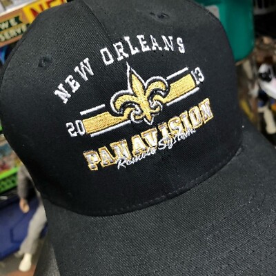 #ad NFL New Orleans Saints Panavision Remote Systems Crew Hat Size L XL $29.95